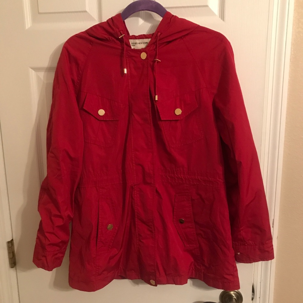 Women’s Medium Red RainCoat/Jacket